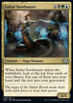 Double Masters 2022 279/331 Sultai Soothsayer