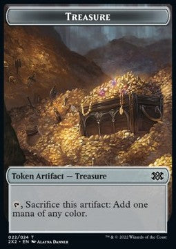 Boar 015/024 Treasure 022/024 Double Masters 2022 Token