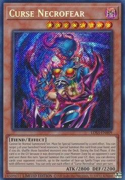 Curse Necrofear (Prismatic Secret Rare)(LDS3-EN009)