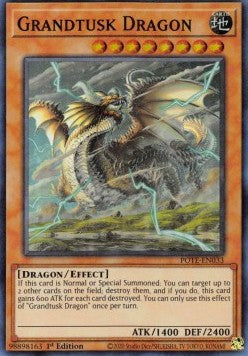 Grandtusk Dragon (Super Rare)(POTE-EN033)