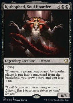 Dominaria United Commander 114 Kothophed, Soul Hoarder