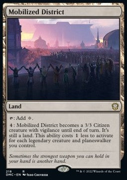 Dominaria United Commander 218 Mobilized District