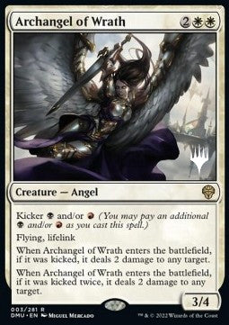 Dominaria United 003/281 Archangel of Wrath (Silver Stamped)