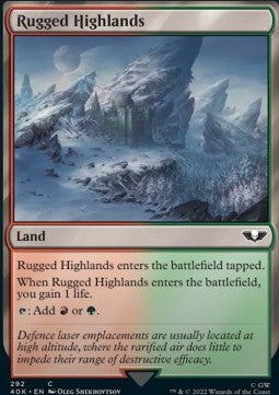 Warhammer 40K 292/168 Rugged Highlands