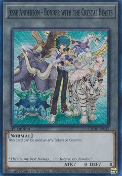 Jesse Anderson Bonder with the Crystal Beast (Token)(SDCD-EN047)