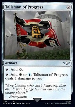 Warhammer 40K 258/168 Talisman of Progress