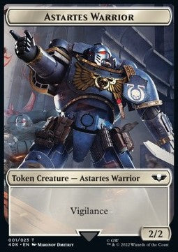 Clue 021/023 Astartes Warrior 001/023 Warhammer 40K Token