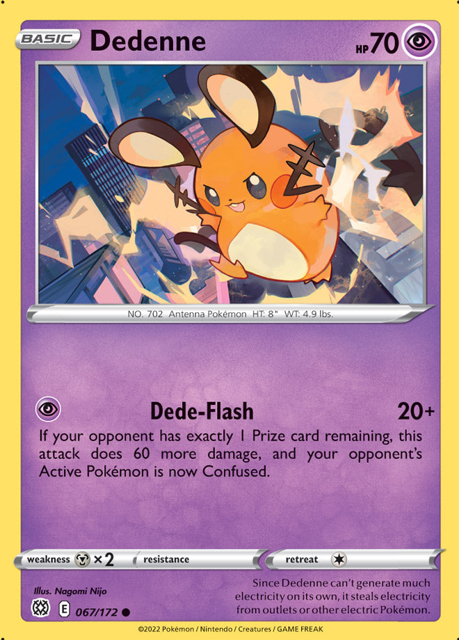 Brilliant Stars 067/172 Dedenne (Reverse Holo)