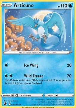 Silver Tempest 036/195 Articuno (Holo)