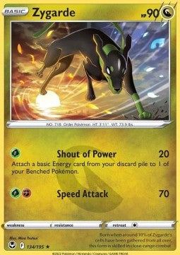 Silver Tempest 134/195 Zygarde (Reverse Holo)