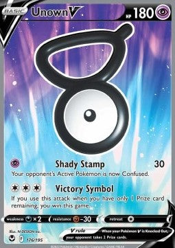 Silver Tempest 176/195 Unown V