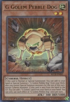 G Golem Pebble Dog (Ultra Rare)(BLCR-EN041)