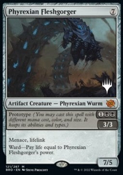 The Brothers' War 121/287 Phyrexian Fleshgorger (Silver Stamped Foil)