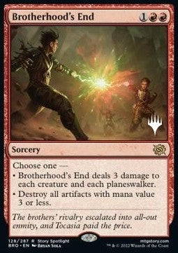 The Brothers' War 128/287 Brotherhood's End (Silver Stamped Foil)