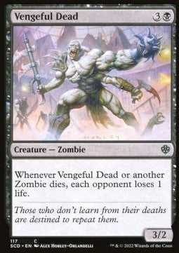 Starter Commander Deck 2022 117 Vegeful Dead