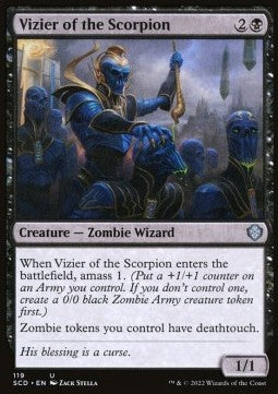 Starter Commander Deck 2022 119 Vizier of the Scorpion