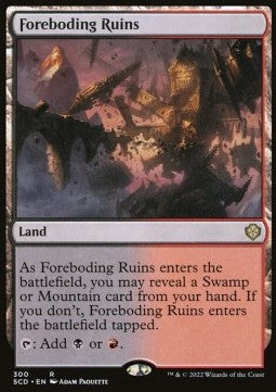 Starter Commander Deck 2022 300 Foreboding Ruins