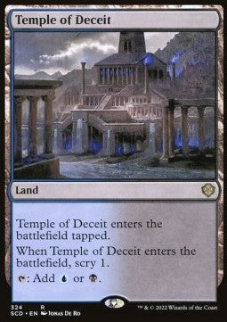 Starter Commander Deck 2022 324 Temple of Deceit