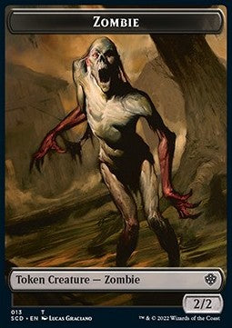 Zombie 013 Ogre 018 Starter Commander Token