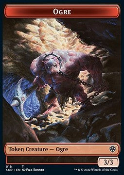 Zombie 013 Ogre 018 Starter Commander Token