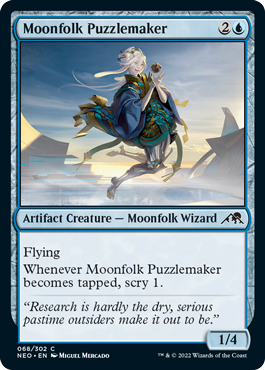 Kamigawa: Neon Dynasty 068/302 Moonfolk Puzzlemaker (Foil)