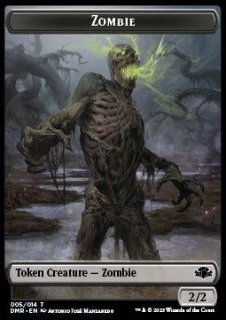 Zombie 005/014 Dominaria Remastered Token