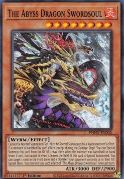 The Abyss Dragon Swordsoul (Super Rare)(PHHY-EN005)