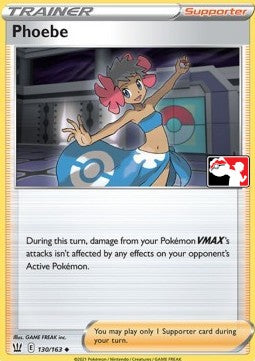 Battle Styles 130/163 Phobe (Play Prize Pack Series 3)