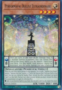 Performapal Duelist Etraordinaire Yu-Gi-Oh! (Rare)(MAZE-EN024)