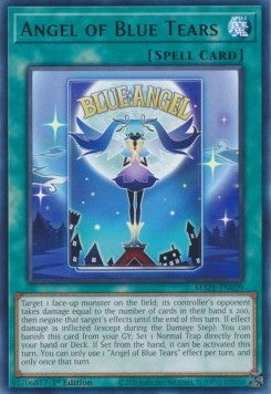 Angel of Blue Tears Yu-Gi-Oh! (Rare)(DR1-EN089)