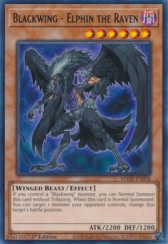 Blackwing Elphin the Raven (Rare)(MAZE-EN038)