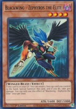 Blackwing Zephyros the Elite (Rare)(MAZE-EN039)