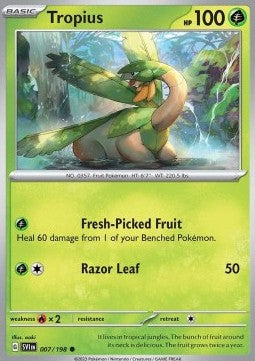 Scarlet & Violet 007/198 Tropius (Reverse Holo)