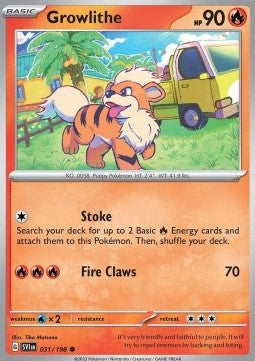 Scarlet & Violet 031/198 Growlithe