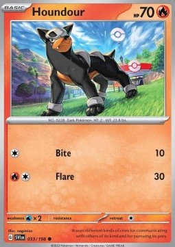 Scarlet & Violet 033/198 Houndour (Reverse Holo)