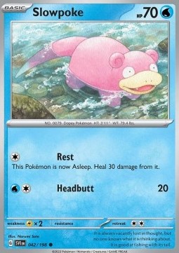 Scarlet & Violet 042/198 Slowpoke (Reverse Holo)