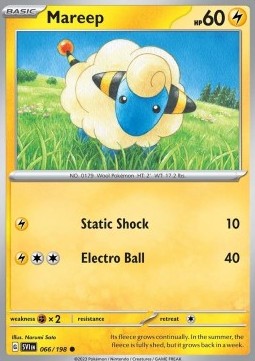 Scarlet & Violet 066/198 Mareep (Reverse Holo)