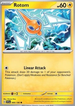 Scarlet & Violet 069/198 Rotom (Reverse Holo)