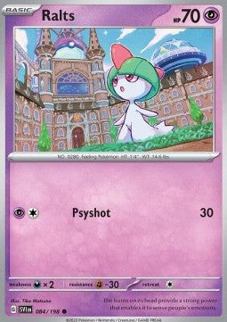 Scarlet & Violet 084/198 Ralts (Reverse Holo)