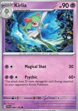 Scarlet & Violet 085/198 Kirlia (Reverse Holo)