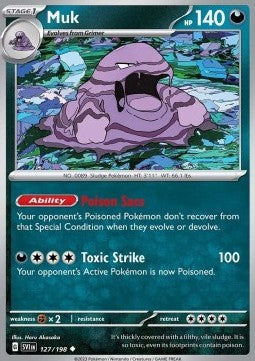 Scarlet & Violet 127/198 Muk (Reverse Holo)