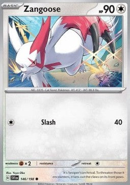 Scarlet & Violet 146/198 Zangoose