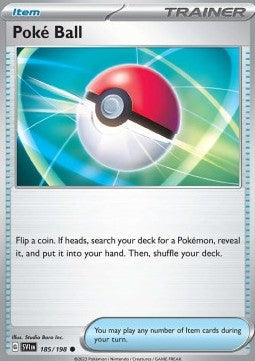 Scarlet & Violet 185/198 Poke Ball (Reverse Holo)