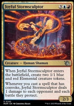 March of the Machine 0243 Joyful Stormsculptor (Foil)