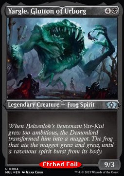 Multiverse Legends 0084 Yargle, Gluttonnof Uborg (Etched Foil)