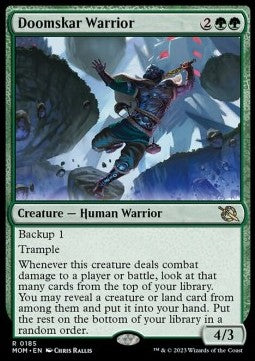 March of the Machine 0185 Doomskar Warrior (Foil)