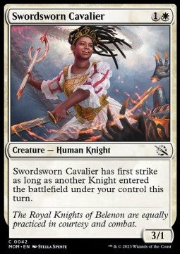 March of the Machine 0042 Swordsworn Cavalier (Foil)