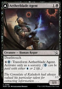 March of the Machine 0088 Aetherblade Agent/Gitaxian Mindstinger (Foil)