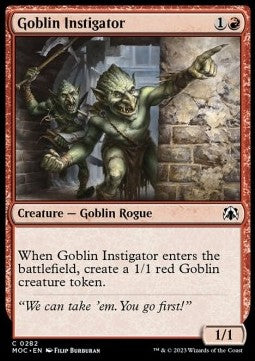 March of the Machine Commander 0282 Goblin Instigator