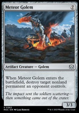 March of the Machine Commander 0363 Meteor Golem